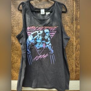 Marvel Wolverine Neon Logan 1974 Tank Mens XL
